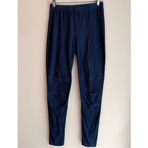 Soft stretchy Moto leggings